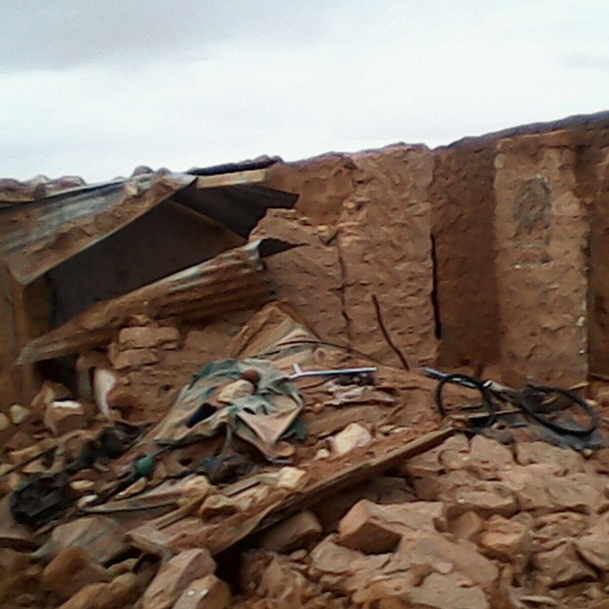 Inundación en los campamentos saharauis