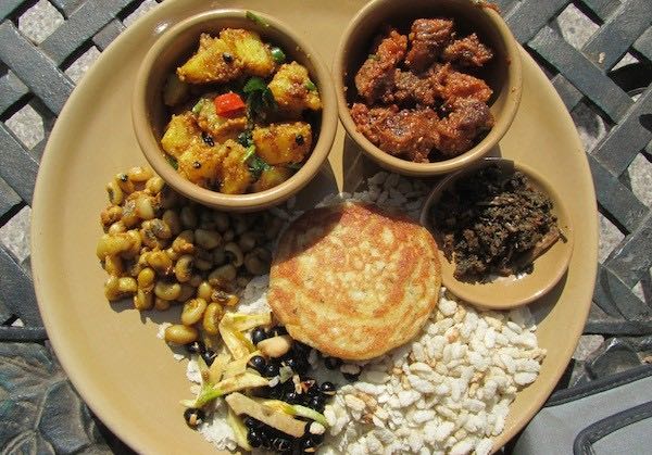 comer en nepal